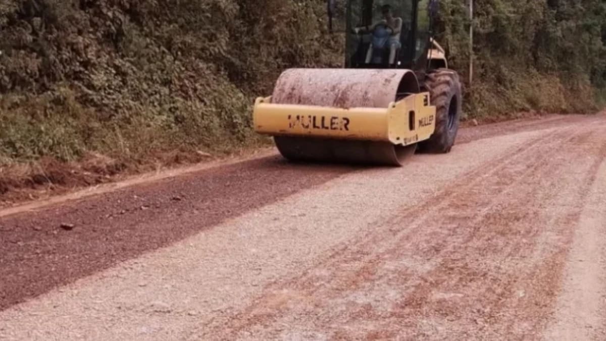 Rodovia entre km 7,2 e 9,2 bloqueada para obras emergenciais em Antônio Prado