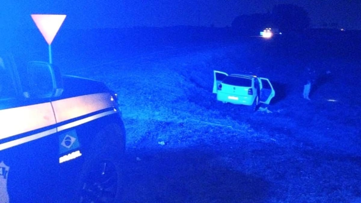 Motorista foge de abordagem da PRF e sofre acidente na BR-116 entre Muitos Capões e Vacaria