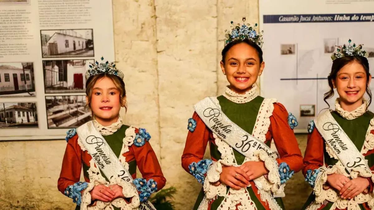 Festa Nacional do Pinhão apresenta trajes de crochê que valorizam cultura e natureza da Serra catarinense