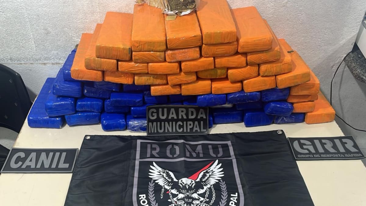 Guarda Municipal apreende cerca de 40 quilos de maconha em Itapema após perseguição