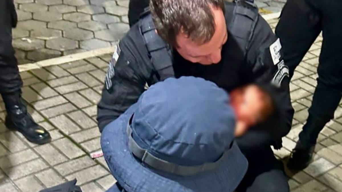 Guarda Municipal salva bebê com manobra de emergência em Santa Catarina