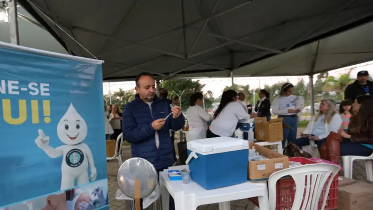 Vacinação contra a gripe é ampliada para toda a população de Tubarão a partir de segunda-feira