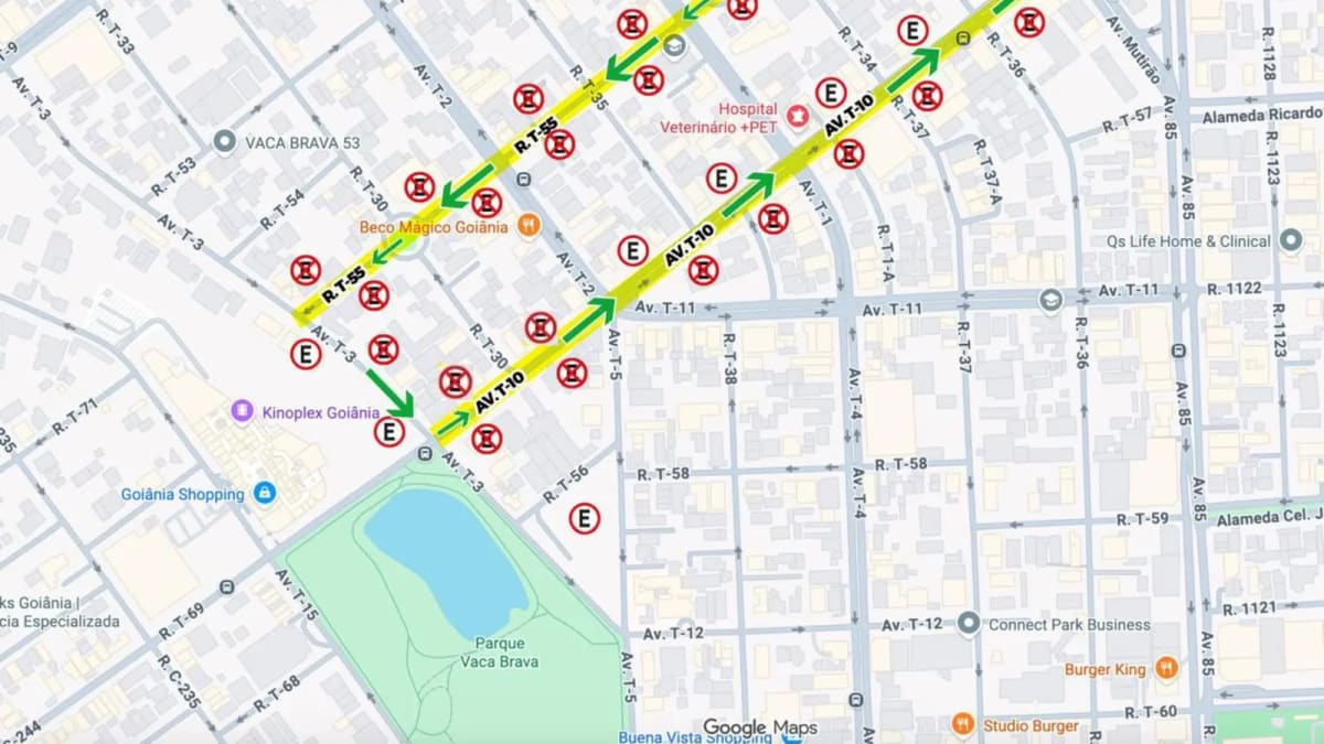 Prefeitura implanta sistema binário com mudanças no trânsito e estacionamento em avenidas
