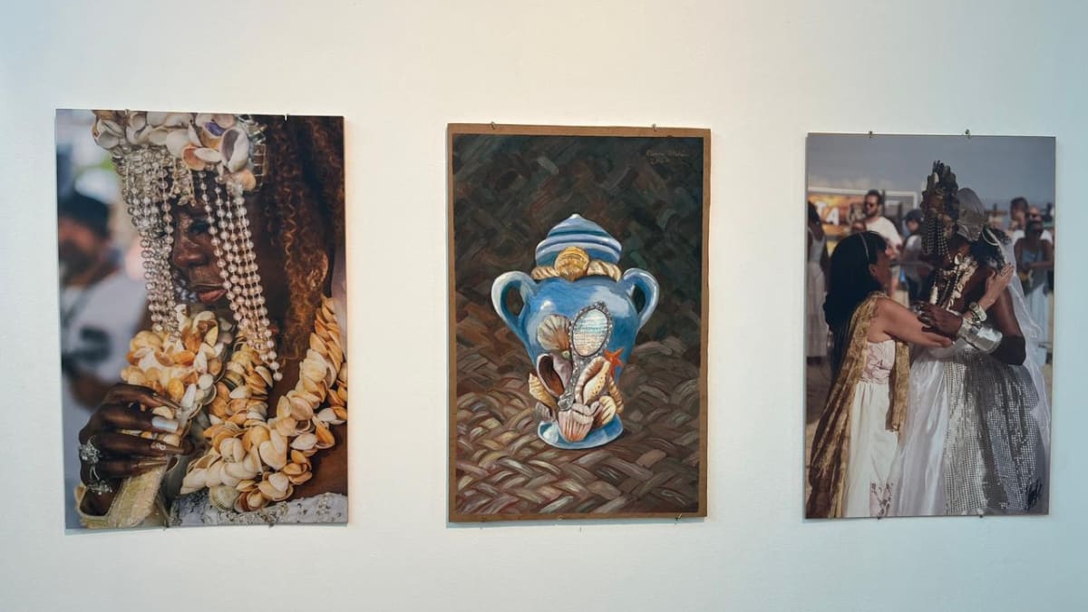 Biblioteca Parque Estadual recebe exposição Saudação a Iemanjá – 3 Tempos