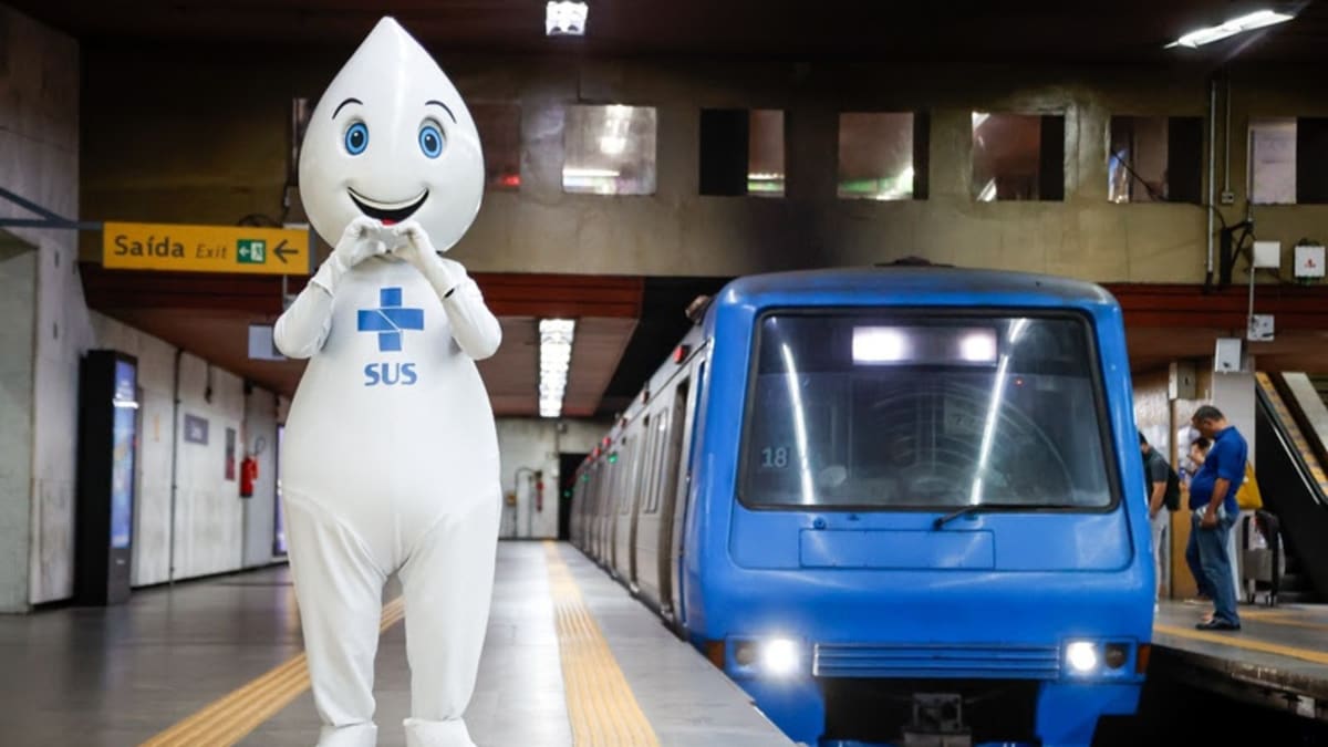 Vacinação contra gripe e tríplice viral acontece nesta terça na estação São Conrado do MetrôRio
