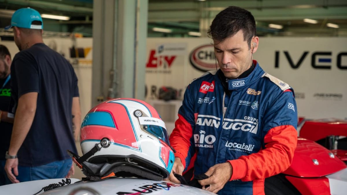 Após forte acidente em Interlagos e cirurgia no braço, capixaba Hugo Cibien projeta recuperação na Copa Truck