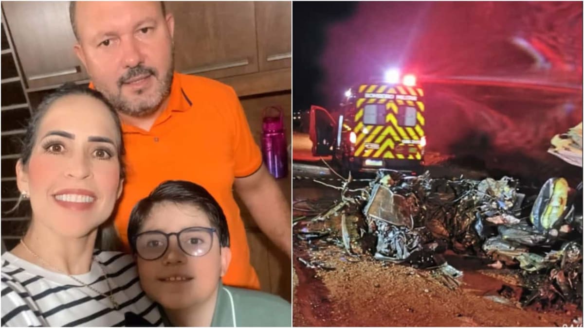 Vereador, esposa e filho morrem em acidente na GO-206, em Quirinópolis