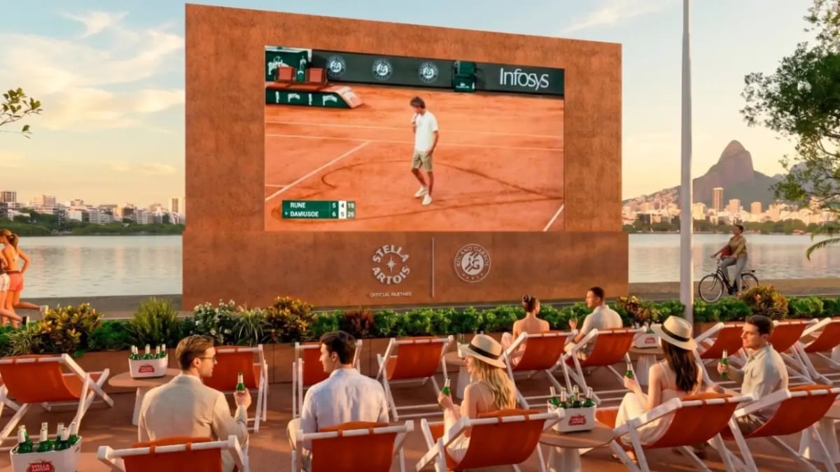 Cariocas poderão assistir às finais de Roland Garros em telão na Lagoa