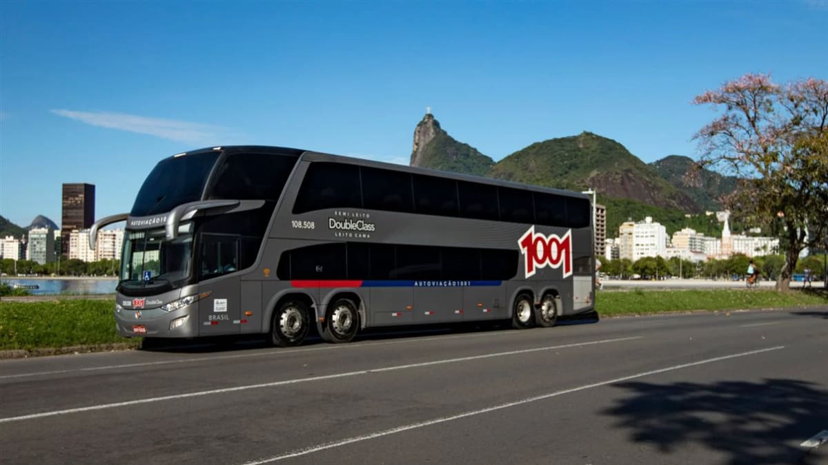 Auto Viação 1001 recebe autorização para rota interestadual entre Rio e São Paulo