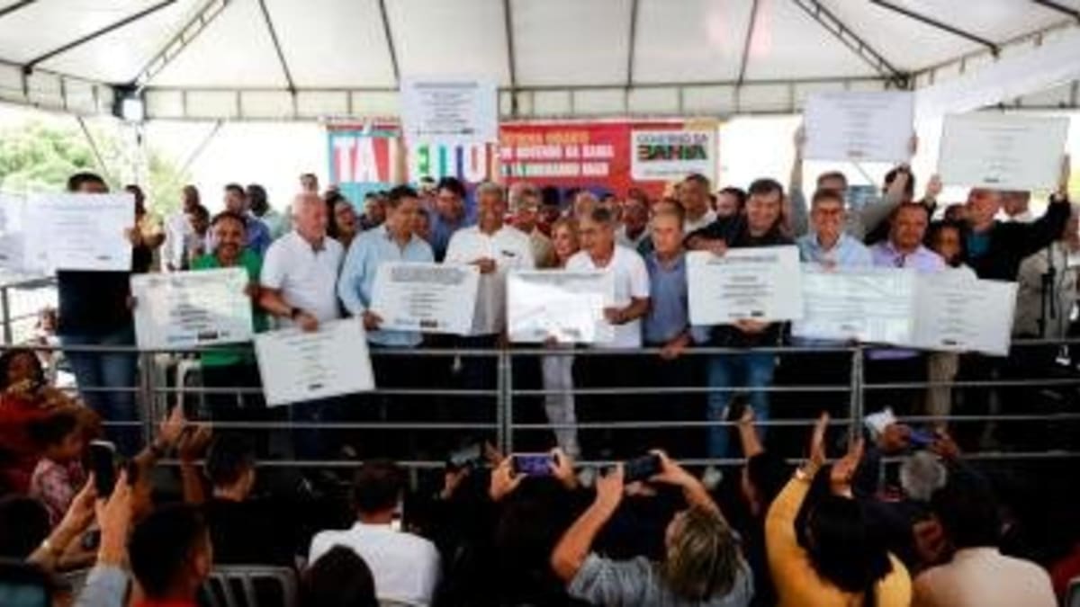 Senhor do Bonfim recebe pacote de investimentos em infraestrutura, saneamento e agricultura familiar