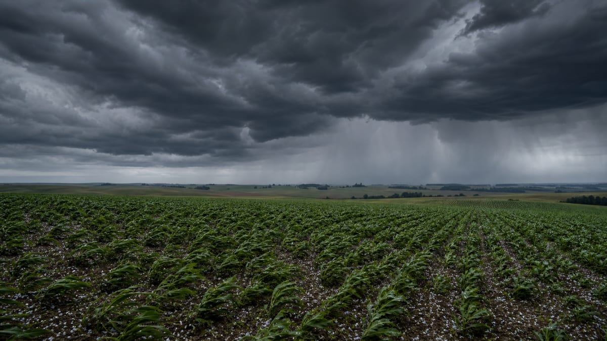 Inmet emite alerta de tempestade para o sul na madrugada de segunda feira 8