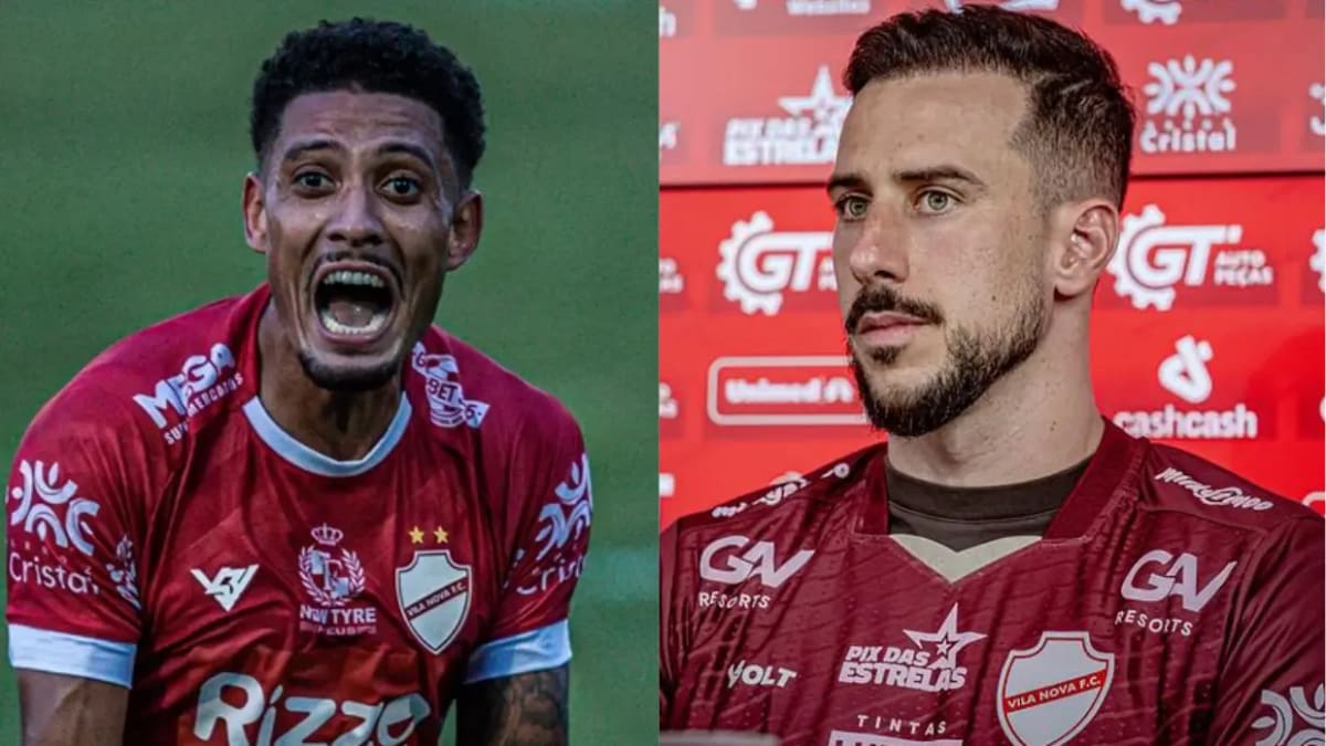 Helton Leite e Willian Formiga tiveram traumatismo craniano e seguem em observação após colisão durante partida em Goiânia