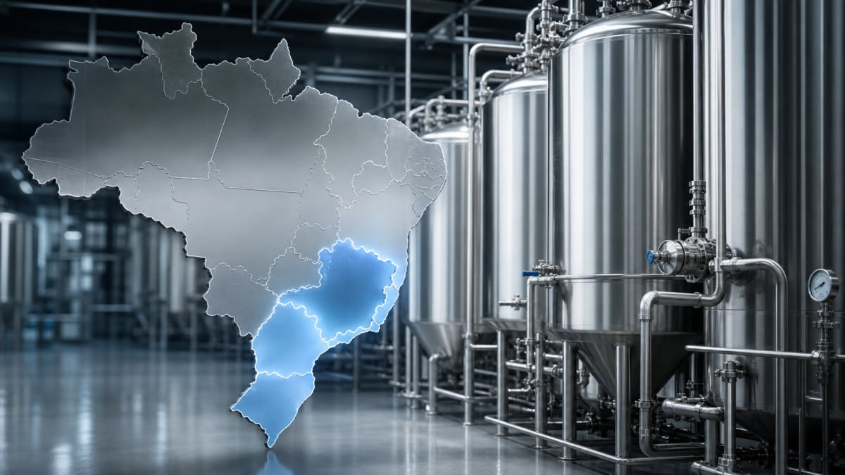 Mapas mostram concentracao de cervejarias no sudeste e no sul do Brasil