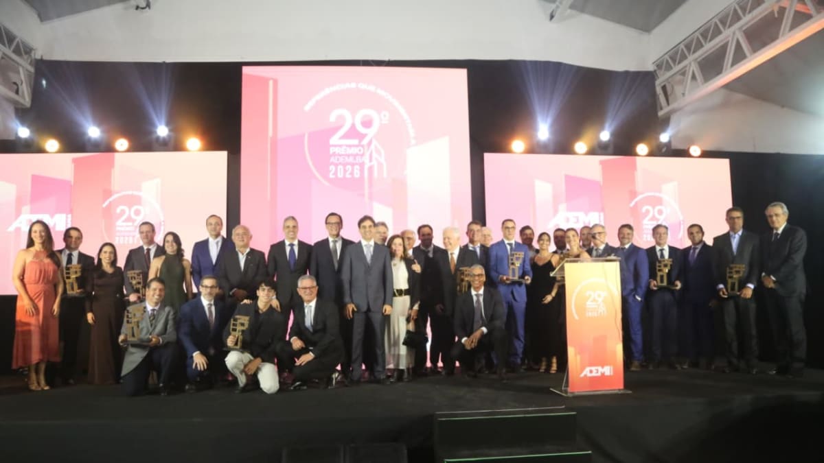 Prêmio ADEMI-BA consagra destaques do mercado imobiliário em noite de premiação