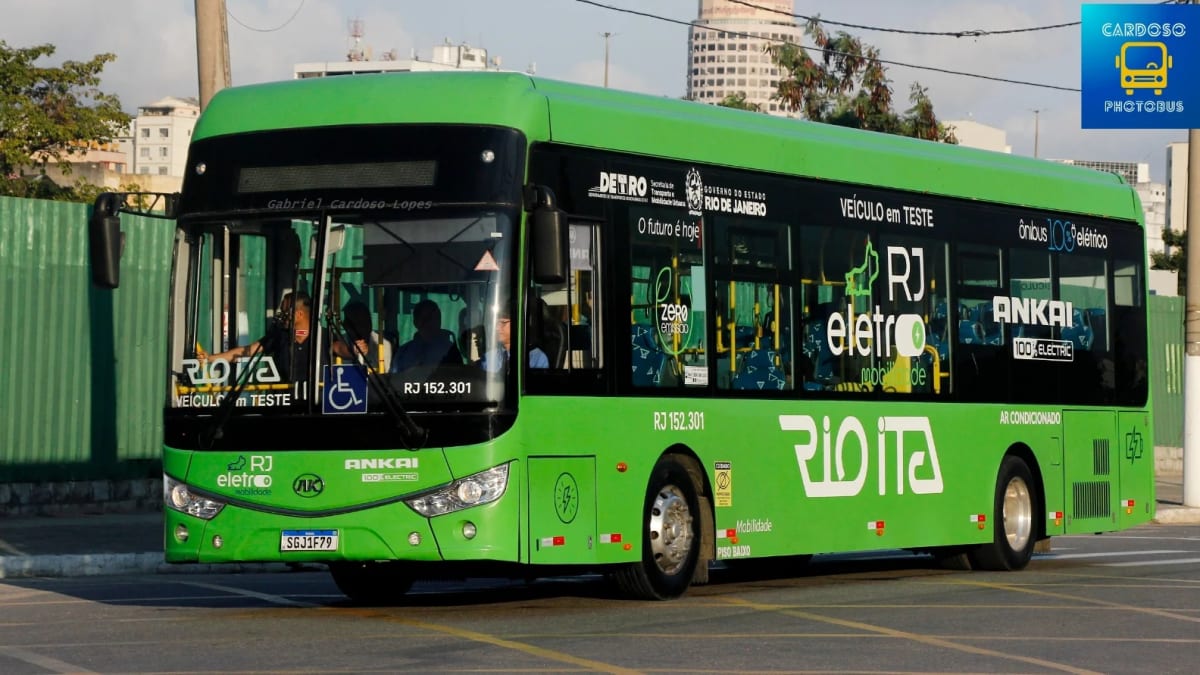 Rio Ita vai testar ônibus elétrico no transporte intermunicipal do RJ
