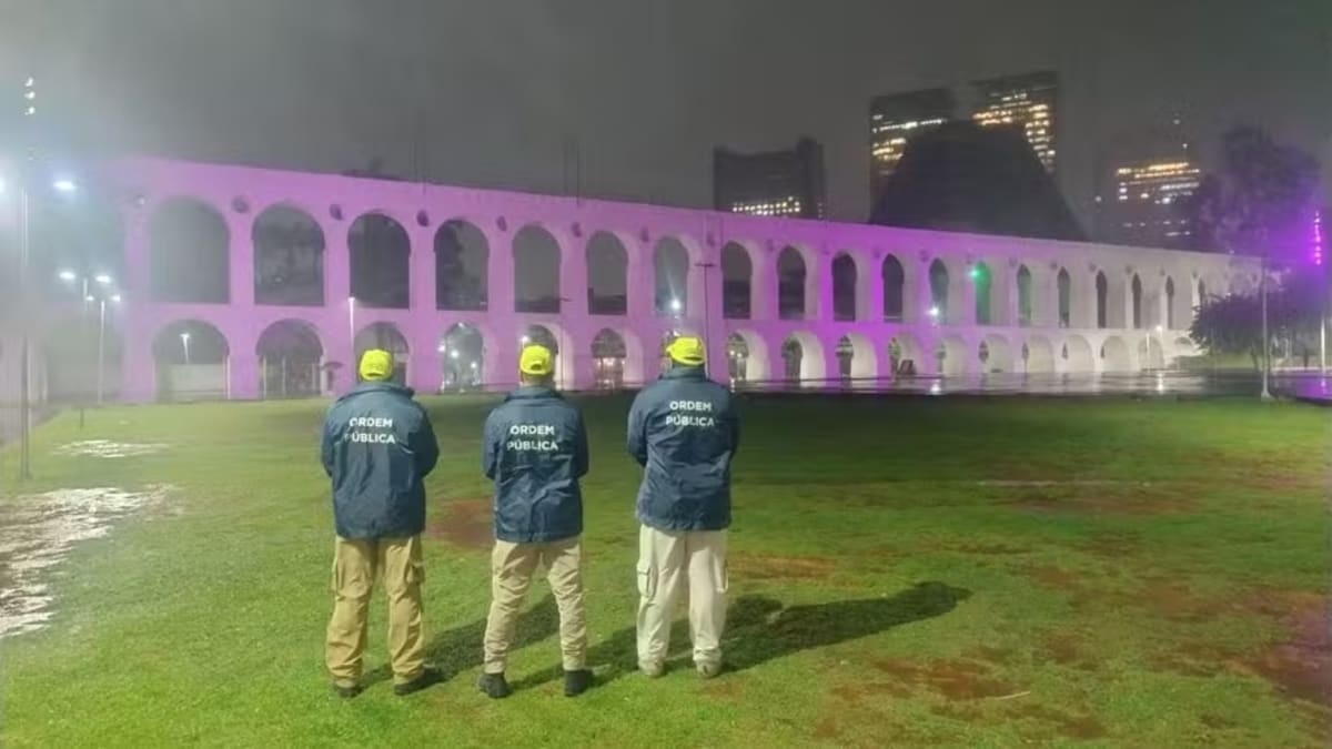 Prefeitura do Rio reforça operação noturna na Lapa com drones, câmeras e viaturas