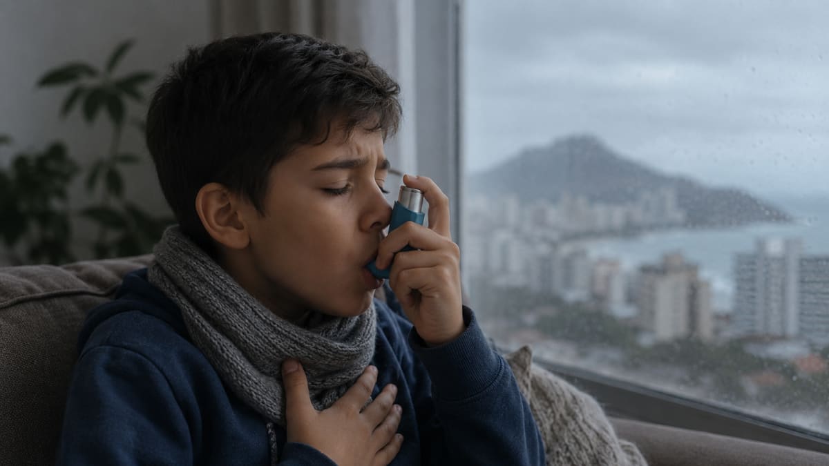 Inverno no Espírito Santo acende alerta para crises de asma
