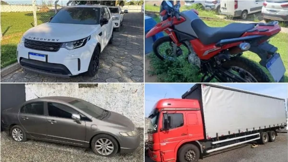 Leilão virtual conta com mais de 450 veículos apreendidos; veja como participar