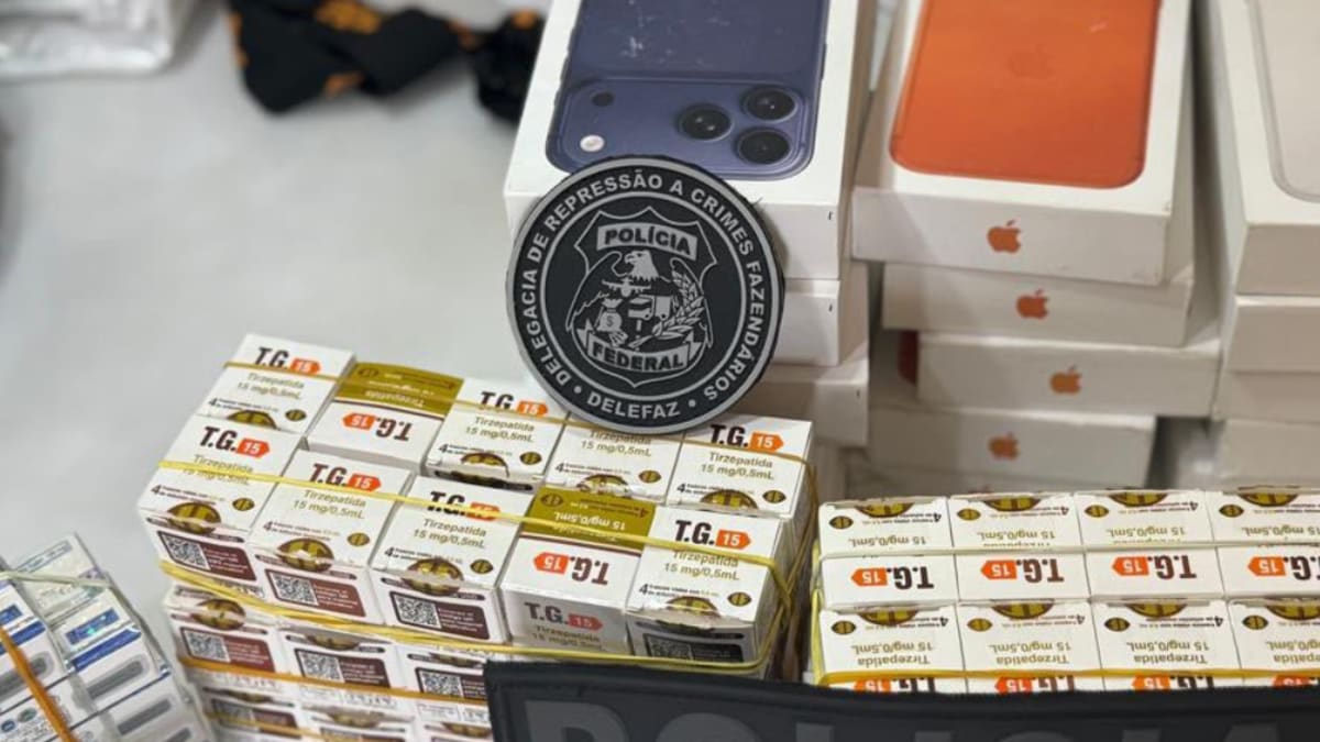 PF apreende Mounjaro ilegal e celulares em Vitória