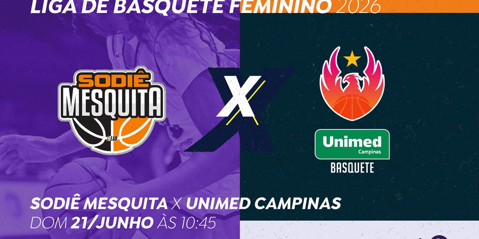 LBF TV Brasil transmite Sodiê Mesquita x Unimed Campinas no domingo