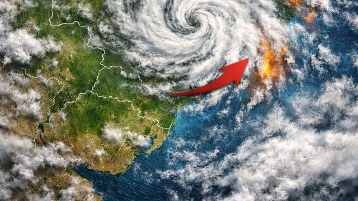 Ciclone extratropical provoca temporais e abre caminho para primeira onda de frio do inverno