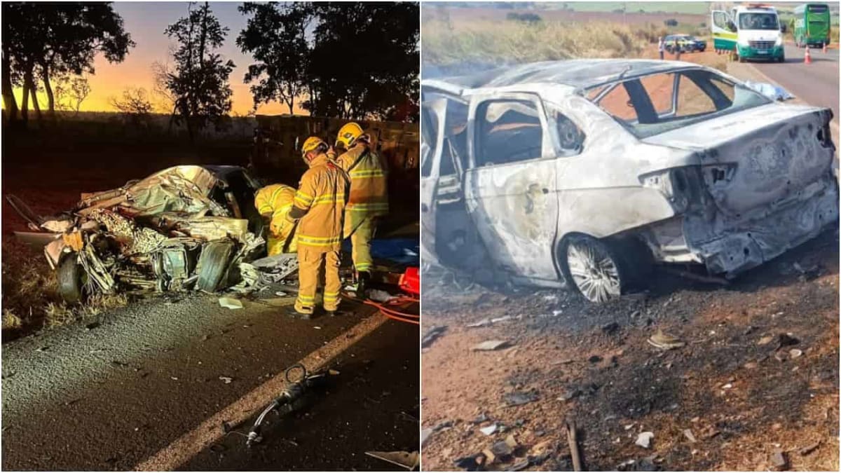 Duas pessoas morrem em acidentes nas BR-153 e 364 no fim de semana em Goiás
