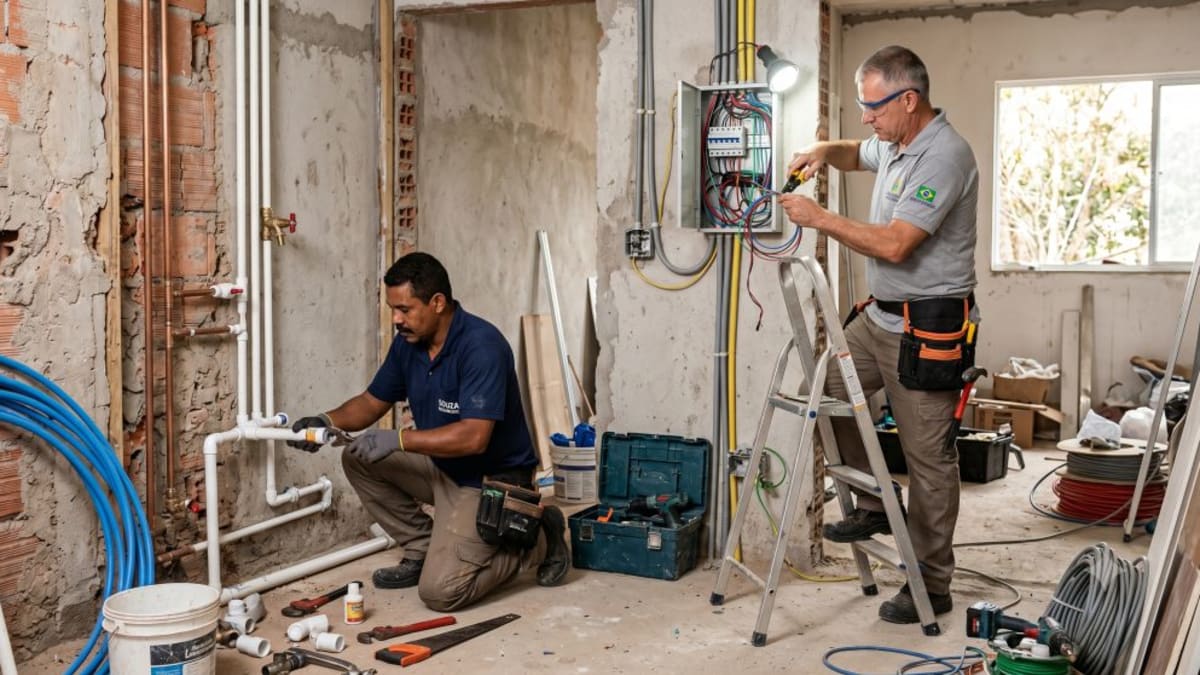 Encanador e eletricista estão entre os serviços mais acionados no seguro residencial do Rio de Janeiro