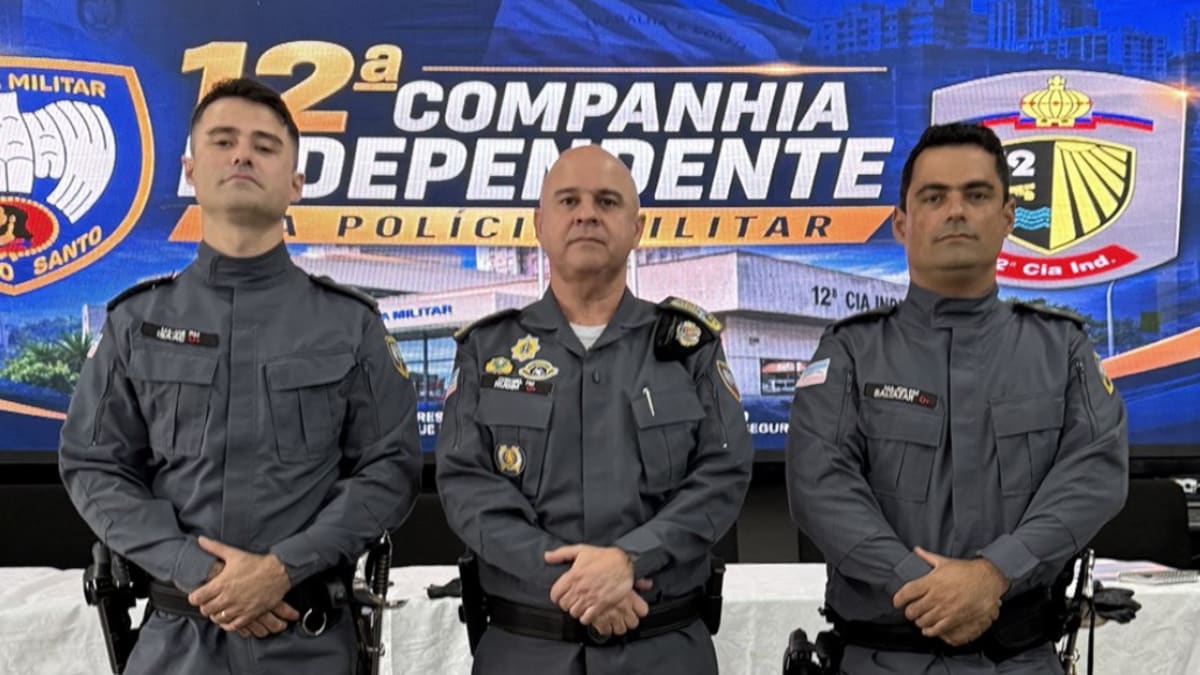 Passagem de comando na 12ª Companhia Independente da PM marca transição inédita entre irmãos em Vitória