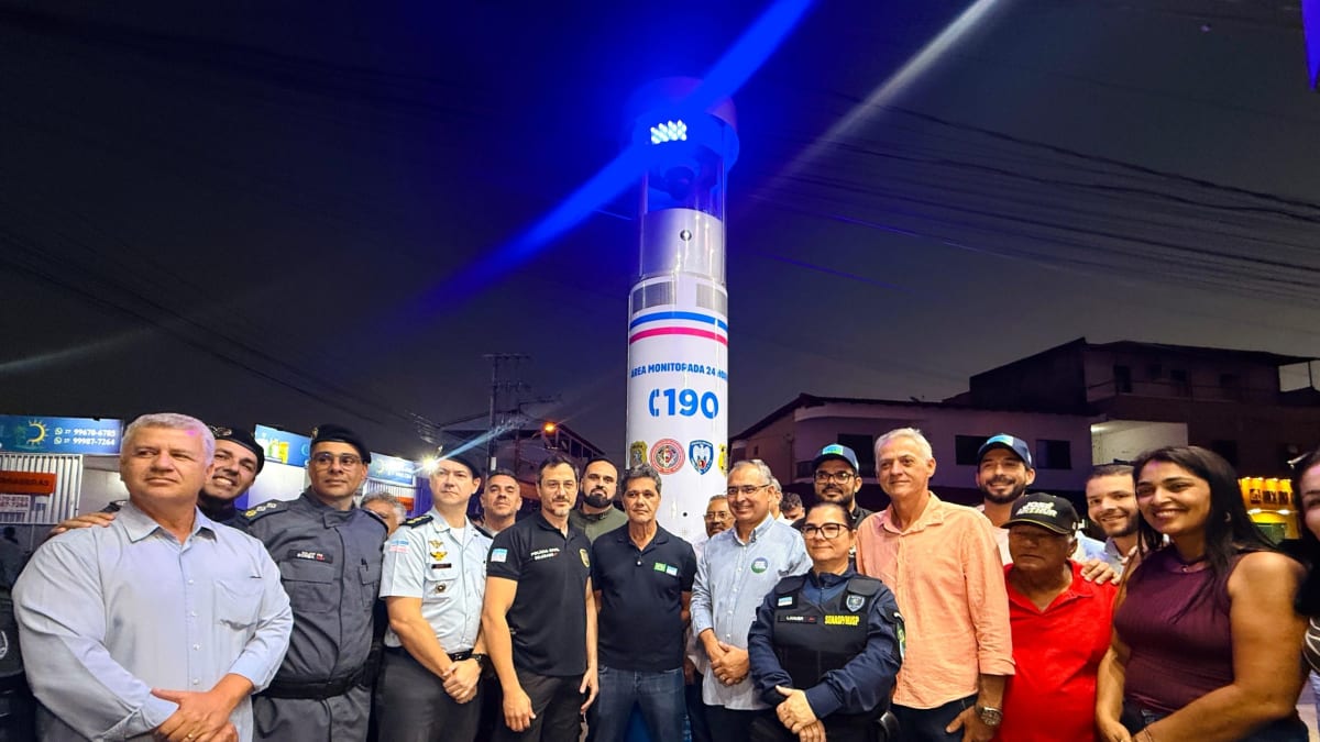 São Mateus recebe primeiro Totem de Segurança com inteligência artificial e botão de emergência 24h