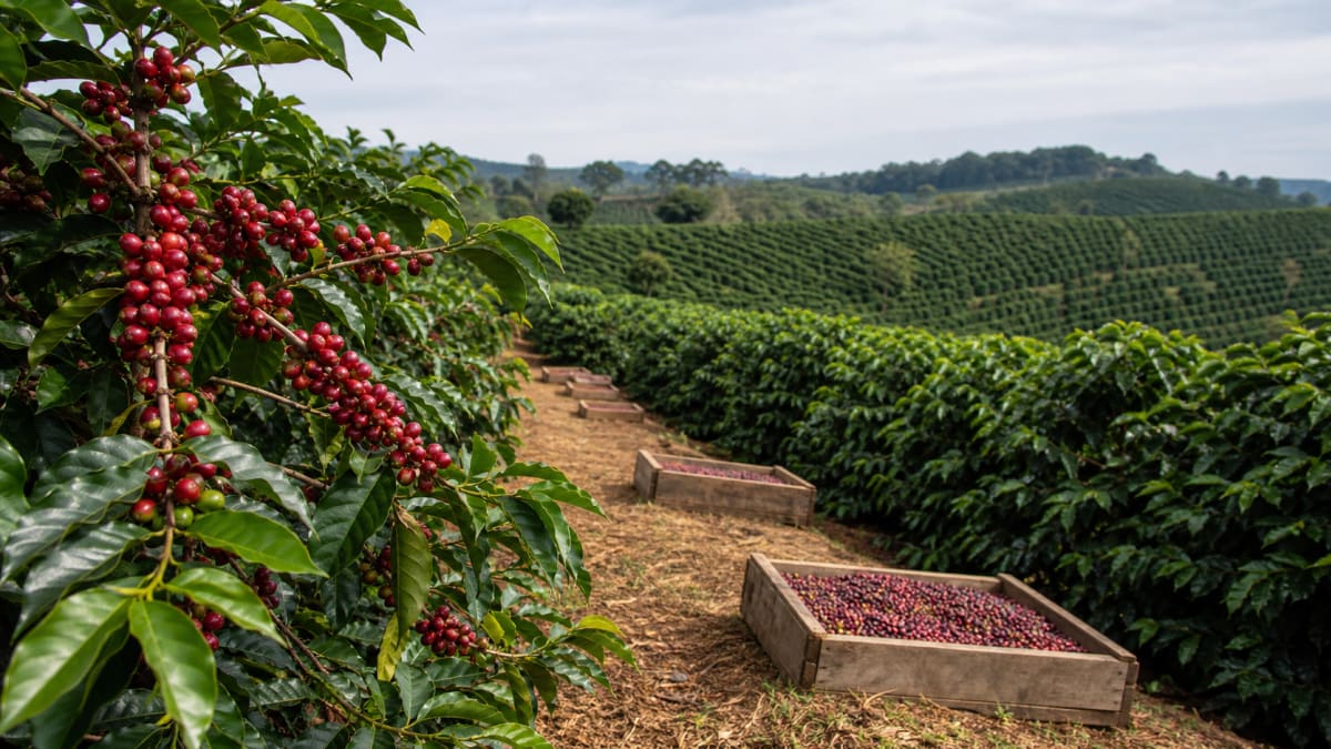 Colheita de cafe da cooxupe avanca para 201 ate 19 de junho