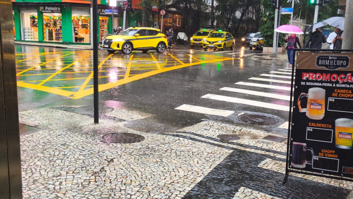 Rua de Copacabana enfrenta reclamações por falta de lixeiras e problemas nas calçadas