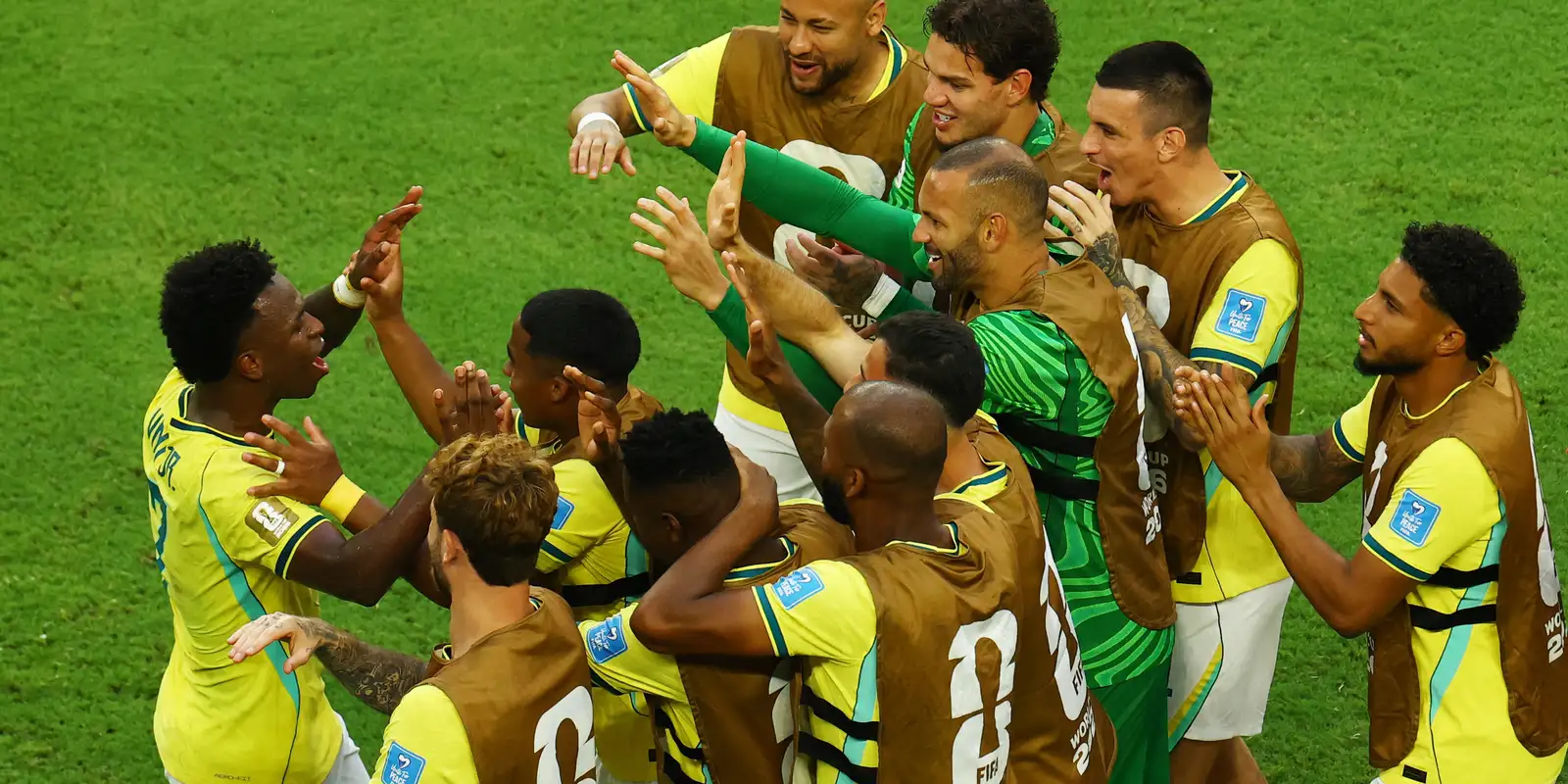 Vini Jr brilha e Brasil se classifica em 1º com 3x0 sobre a Escócia