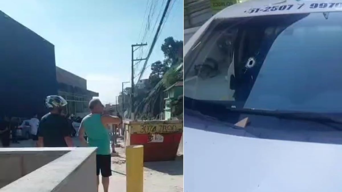 Trabalhador é baleado em obra de supermercado em Vitória