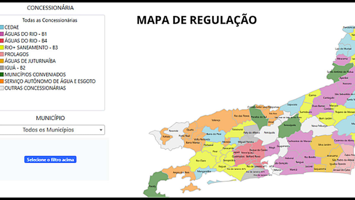 Municípios do RJ poderão fiscalizar concessionárias de saneamento