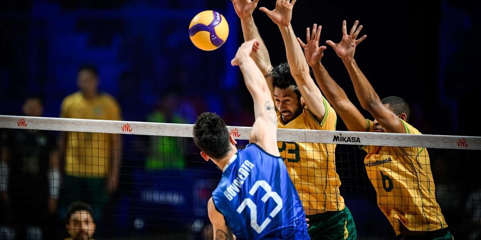 Vôlei Brasil é superado pela Itália, o 2º revés na Liga das Nações