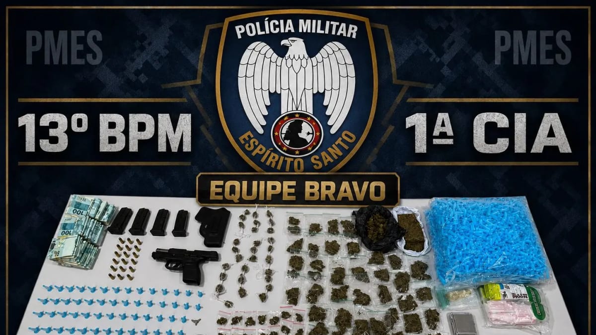 Denúncia aponta ponto de venda de drogas e polícia prende jovem apelidado de "Chupetinha" em São Mateus