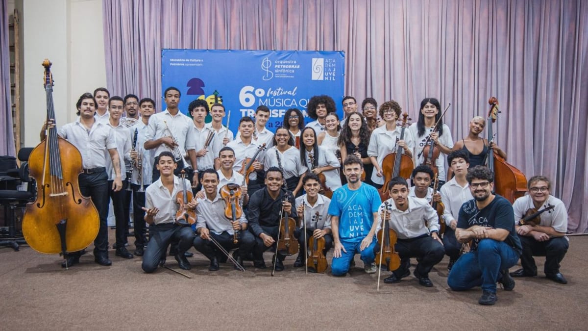 Academia Juvenil da Orquestra Petrobras Sinfônica se apresenta gratuitamente no Centro do Rio