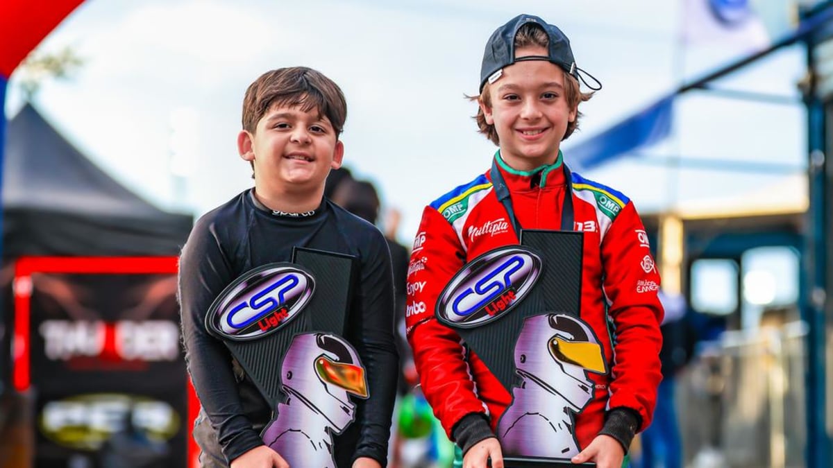 Irmãos capixabas Miguel e Joaquim Emerick disputam segunda metade da Copa São Paulo Light de Kart em Interlagos