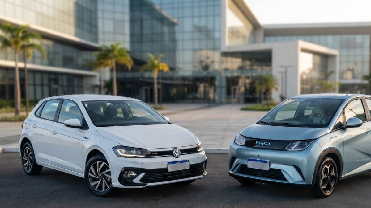 Comparativo entre BYD Dolphin Mini e Volkswagen Polo destaca diferenças para motoristas urbanos e rodoviários