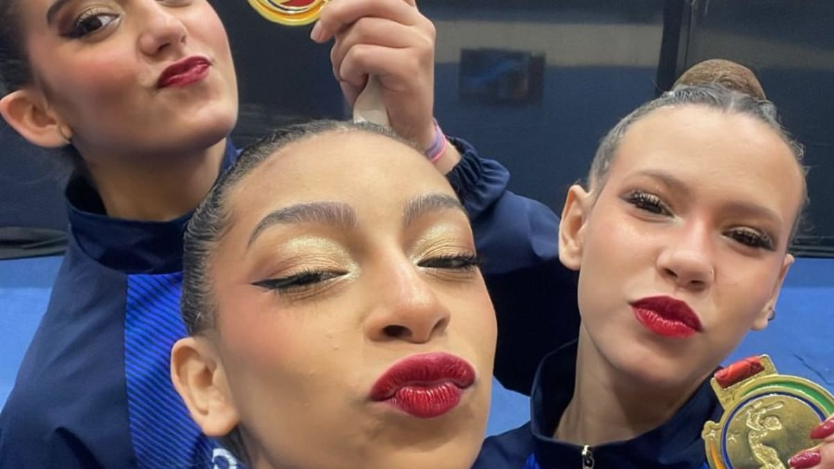 Ginastas capixabas conquistam ouro na Copa Sul-Americana de Ginástica Rítmica em Assunção