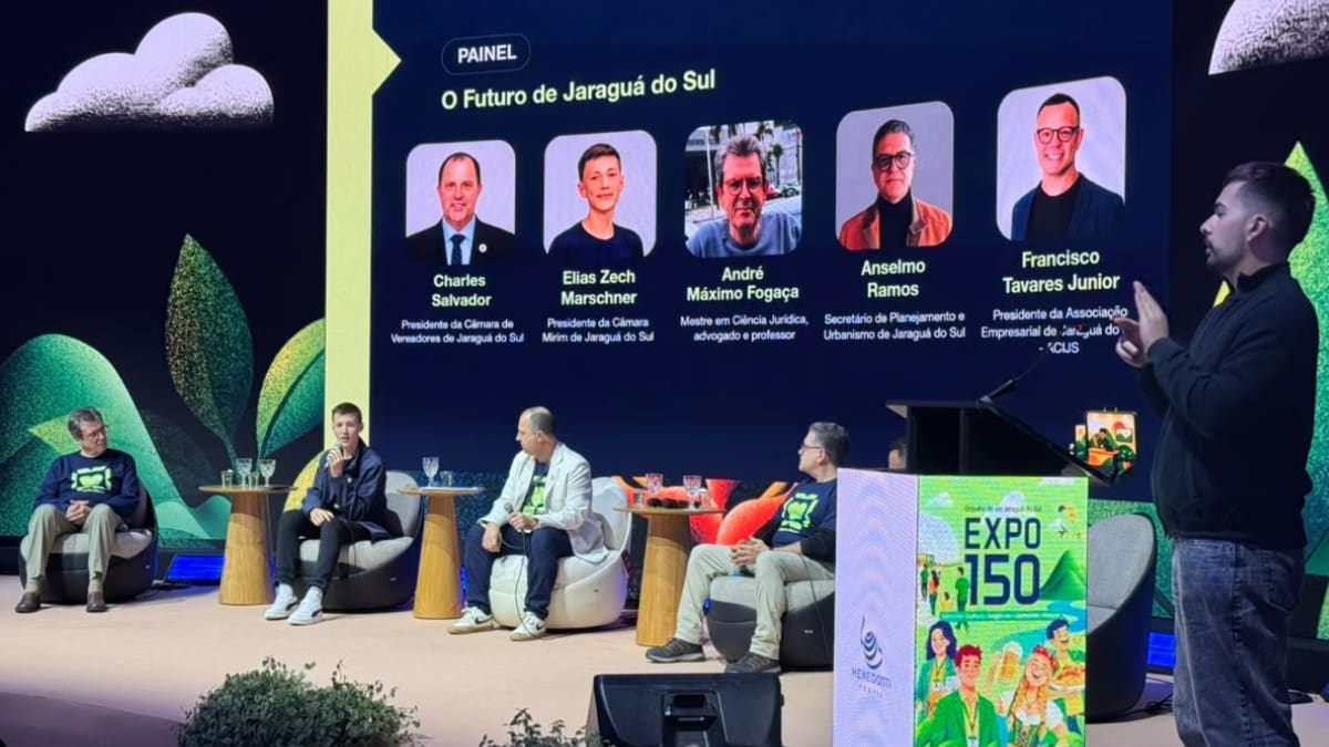 Câmara de Jaraguá do Sul debate futuro da cidade na Expo 150