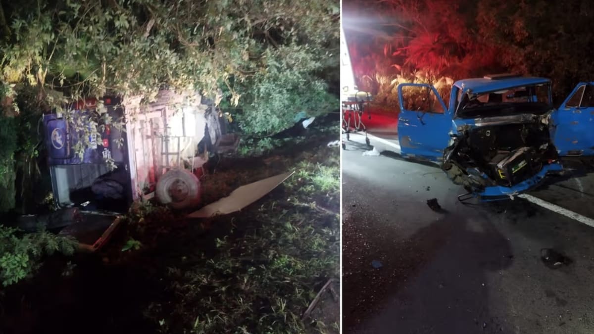 Acidente na BR-470 em Agronômica deixa quatro feridos, incluindo criança