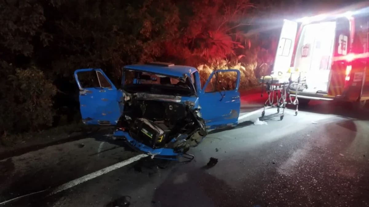 Acidente grave na BR-470 deixa quatro feridos em Agronômica