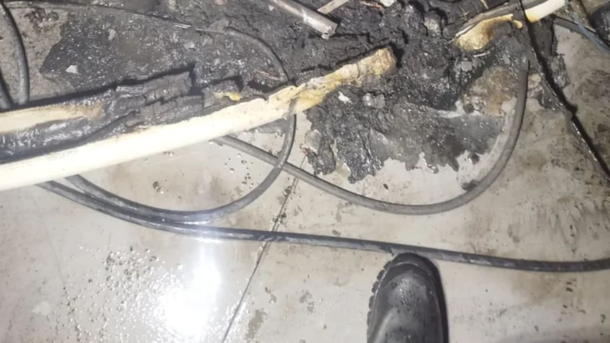 Princípio de incêndio atinge oficina no Centro de Ituporanga
