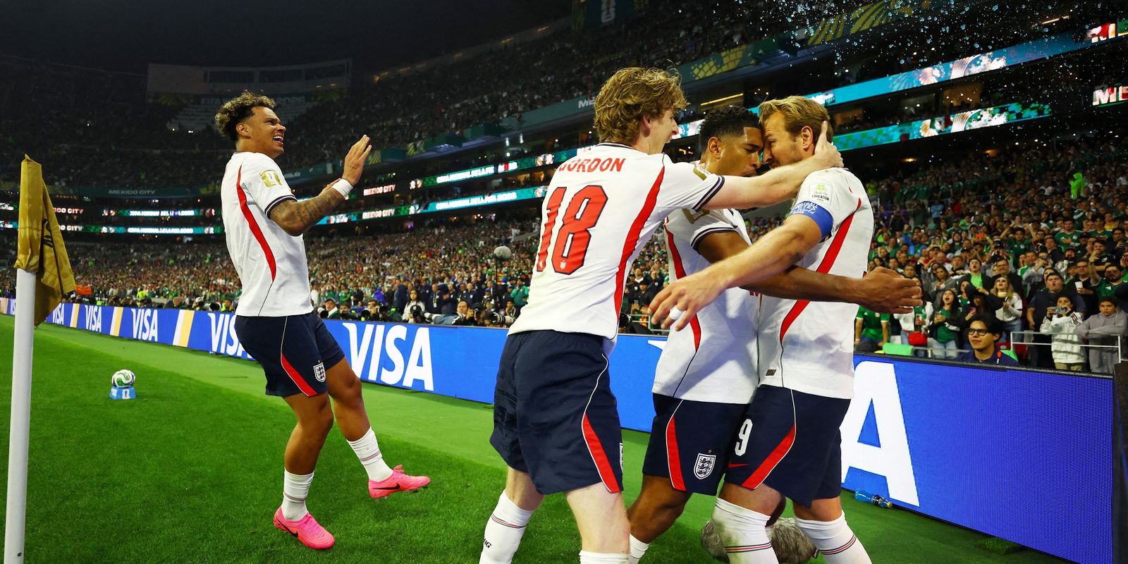 Inglaterra vence México e avança às quartas da Copa do Mundo