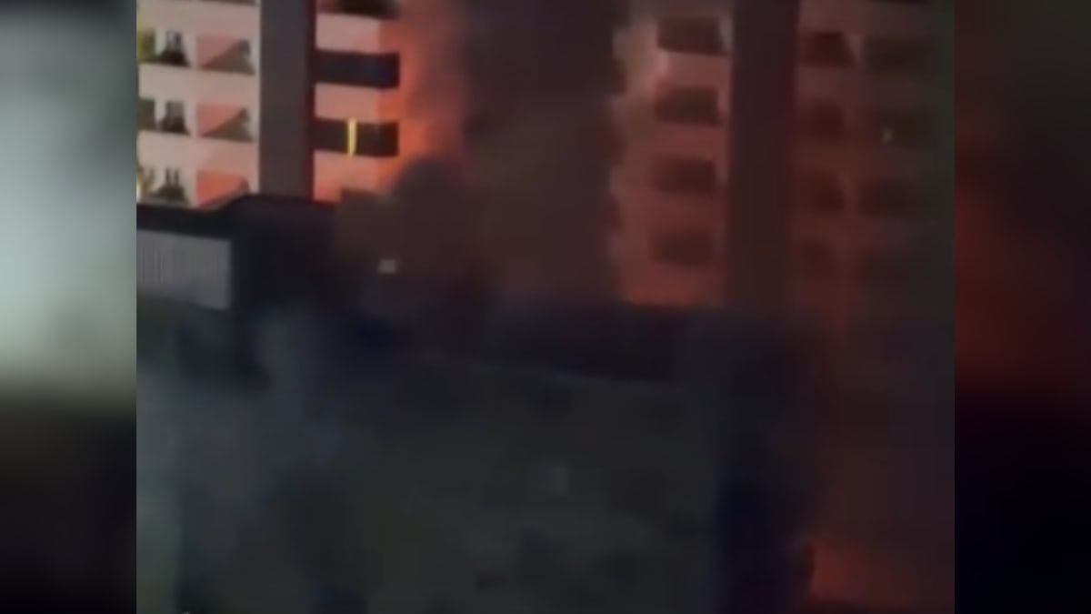 Nove pessoas são resgatadas de incêndio em hotel em Santa Catarina