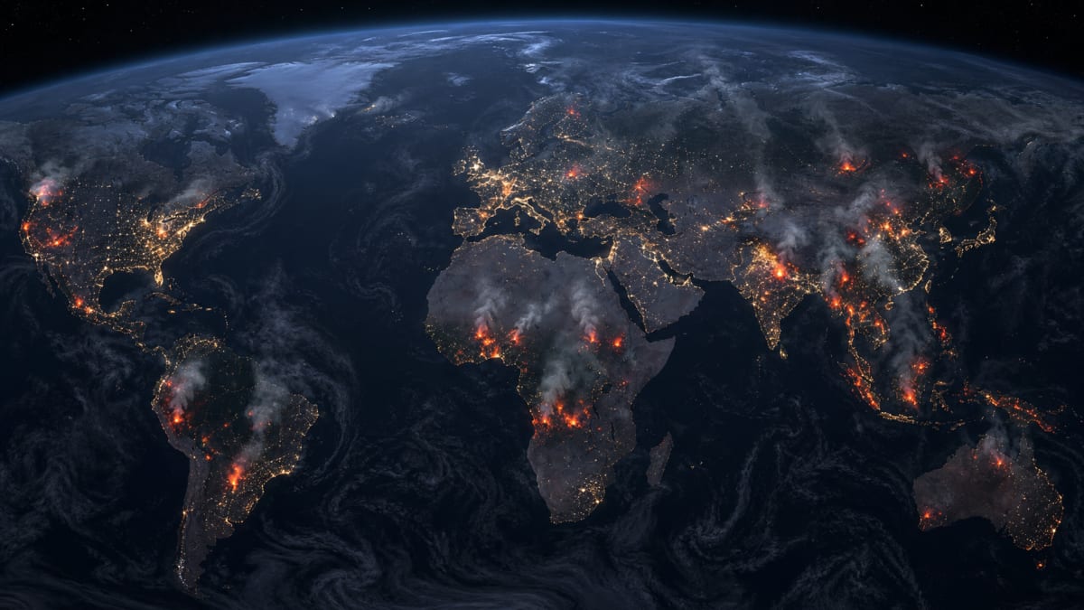 Emissões globais de gases do efeito estufa por incêndios atingem menor nível desde 2003 no primeiro semestre de 2026