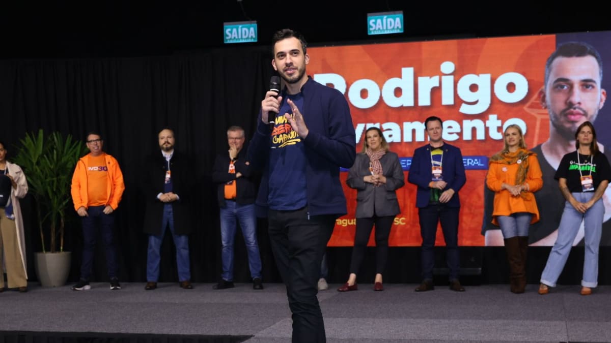 Novo lança Rodrigo Livramento a deputado federal em Joinville
