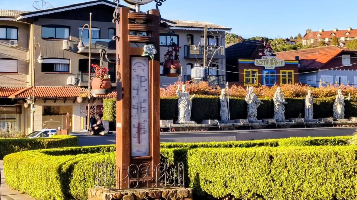 Terça-feira de sol na Serra Gaúcha tem frio intenso e temperaturas abaixo de zero