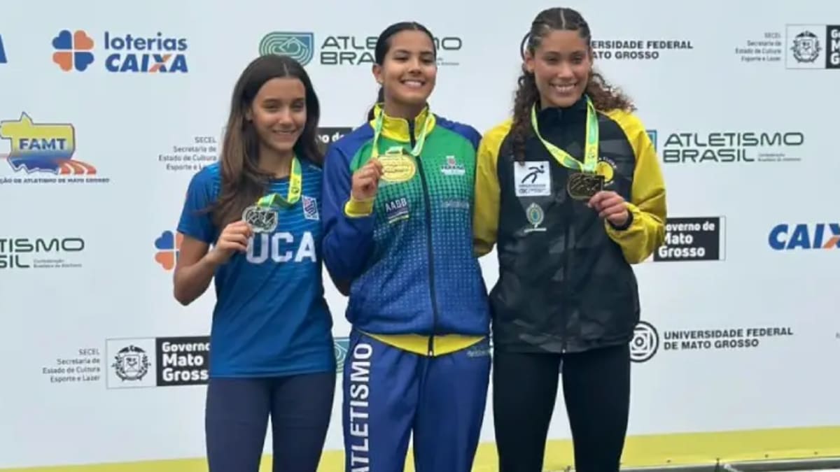 Maria Clara conquista prata no Brasileiro Sub-21 de Atletismo